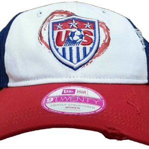 NEW ERA 9Twenty Nine WOMEN Cap Snapback Truck Meshback USA Women's Soccer USWNT